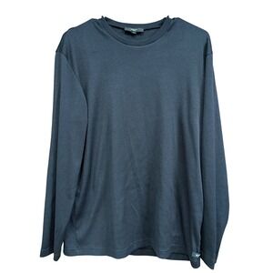 MEXX Men's Black Long Sleeve Crew Neck Shirt‎ Casual Everyday Top Size L